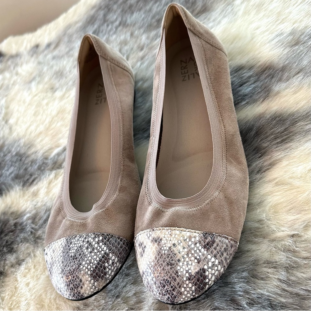 NATURALIZER Leather Upper Ballet Flats